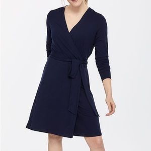 Reitmans Long Sleeve Wrap Dress